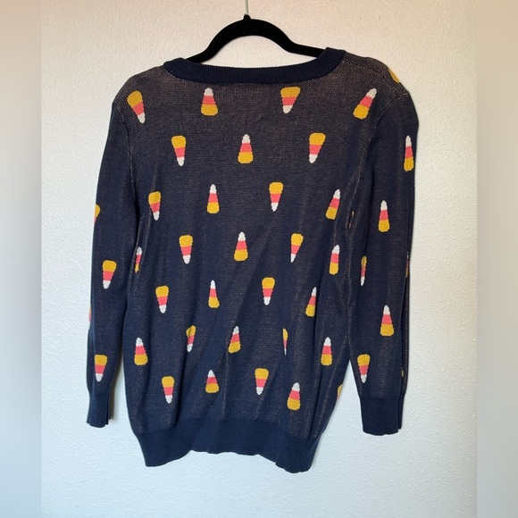 ModCloth women’s XL Candy Corn Pattern Sweater EUC - Picture 3 of 3